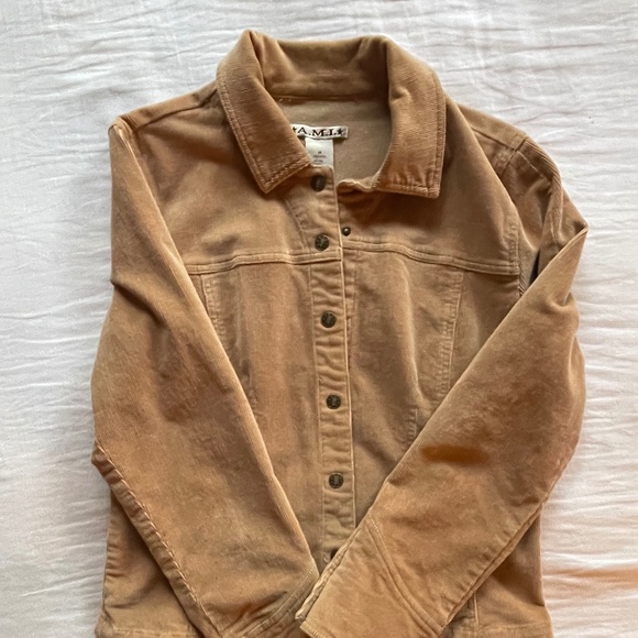 Tan Corduroy Jacket - Picture 1 of 8